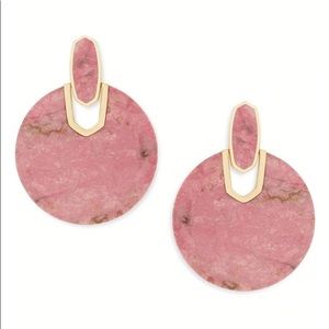 Kendra Scott Didi Rhodonite Earrings Pink